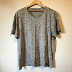 OneWay Animal Illustration Graphic Tee 100% Cotton V-Neck XL